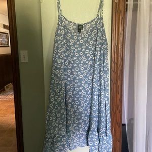 Wild fable blue floral flowy dress